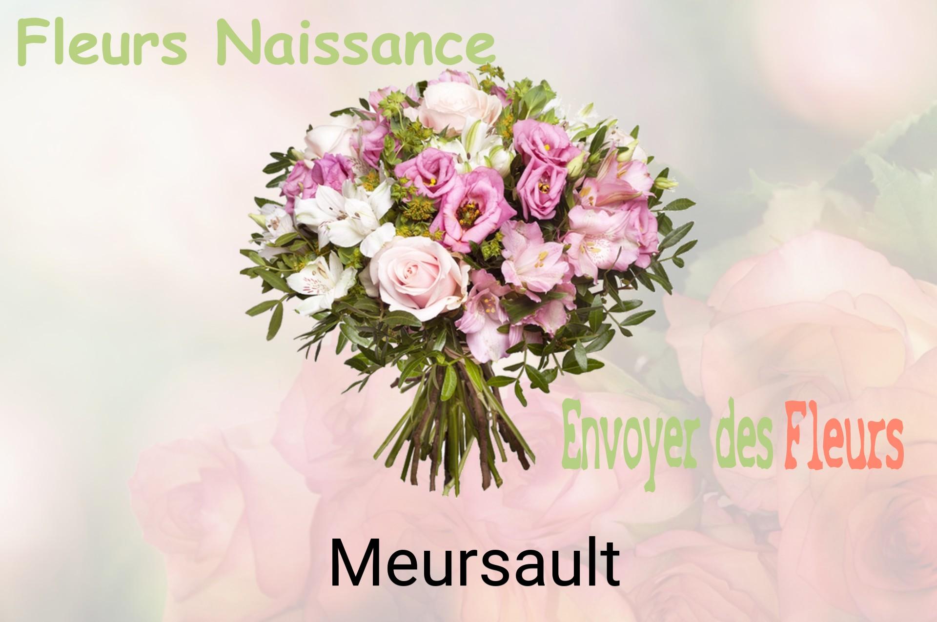 Bouquet de fleurs de naissance livré à Meursault